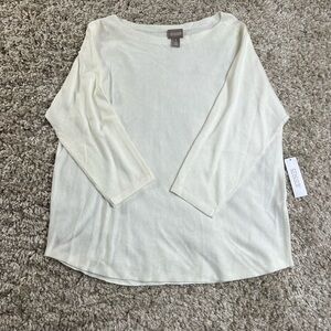 Chico's Off-White Long Sleeve Top